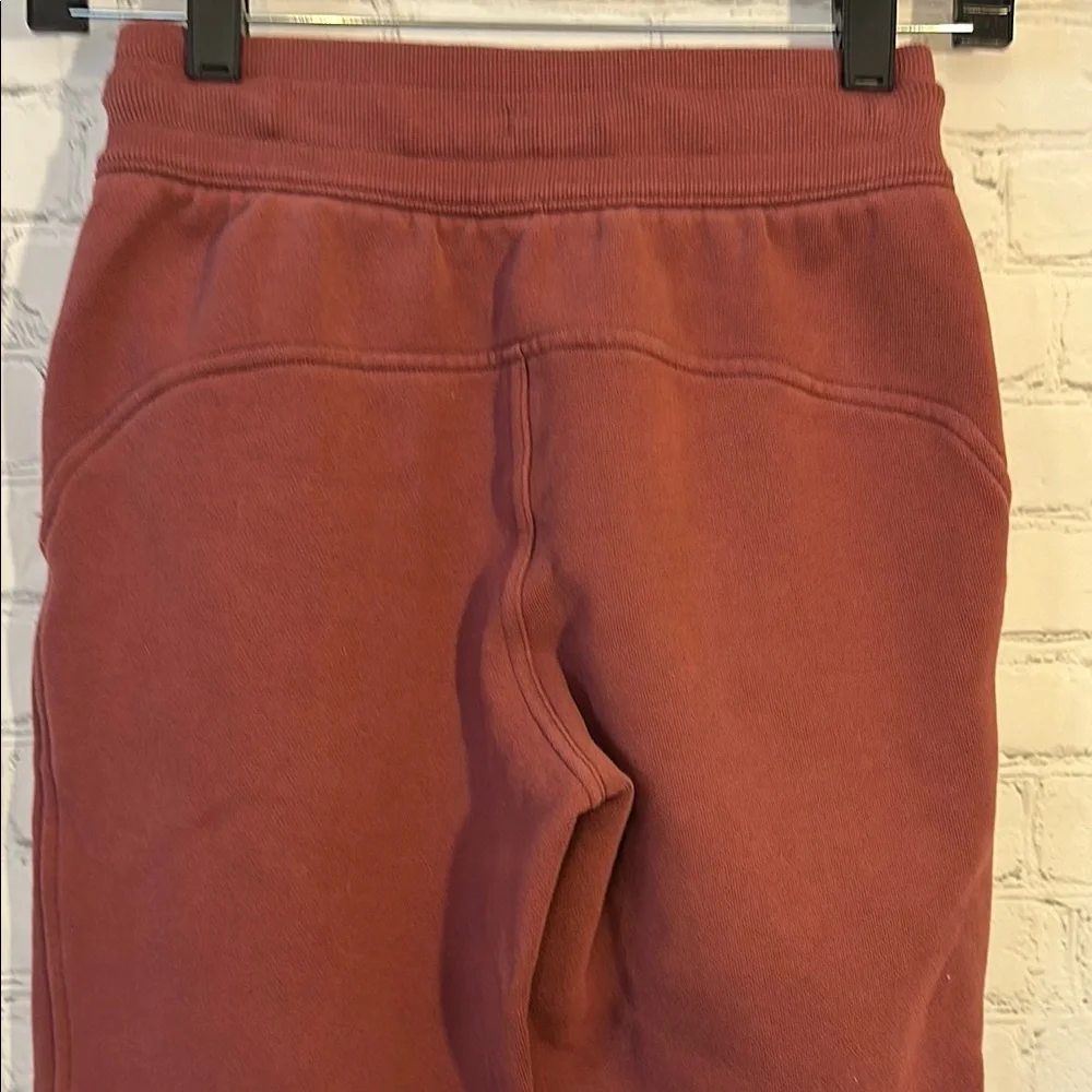 Lululemon Rust Red Jogger Pants